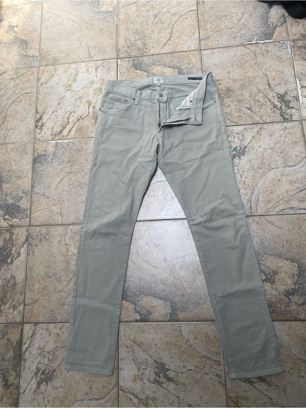 Citizens Of Humanity Noah Light Gray Men's Jeans Casual Skinn Fit Men’s Size 32